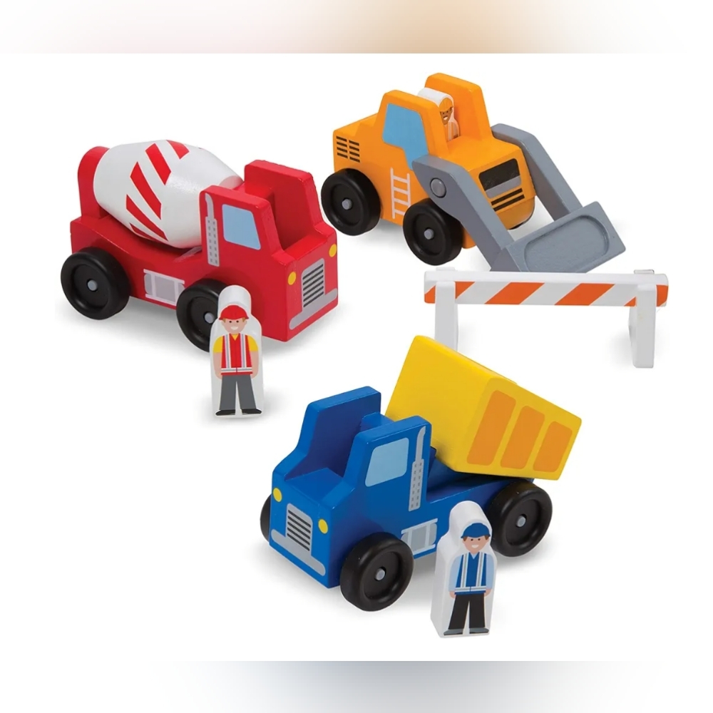 Melissa & Doug Construction Vehicle Set